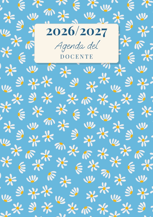 Agenda del Docente — Pastel