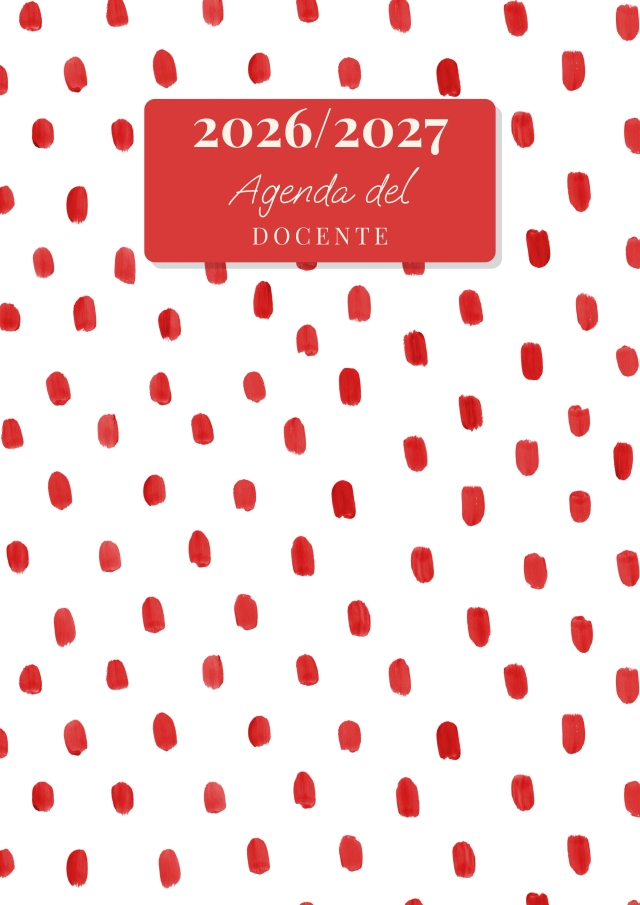 Agenda del Docente — Quadretti Vichy Blu