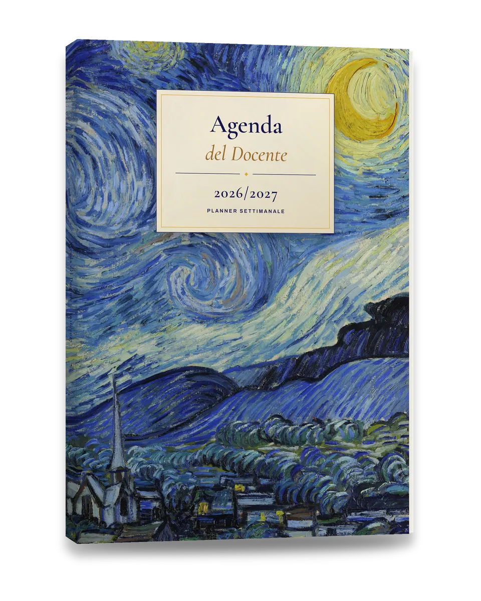 Agenda del Docente 2026/2027 — Edizione «Notte Stellata» (Van Gogh)